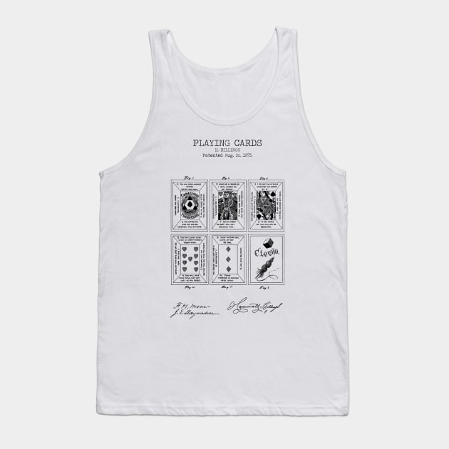 PLAYING CARDS patent Tank Top by Dennson Creative